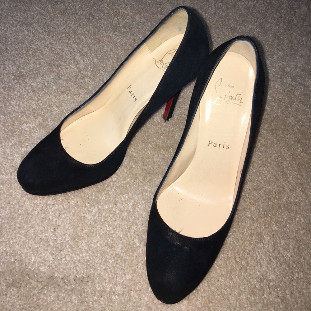 Christian Louboutin new simple pumps 35.5 100mm